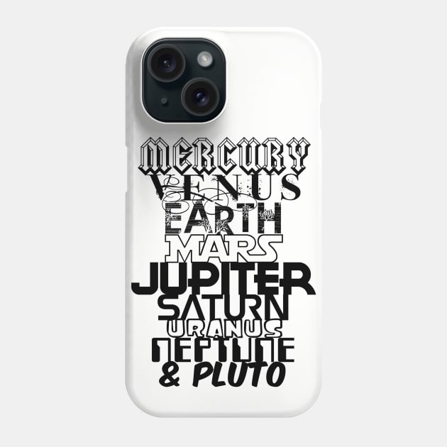 Planets Phone Case by nickbuccelli