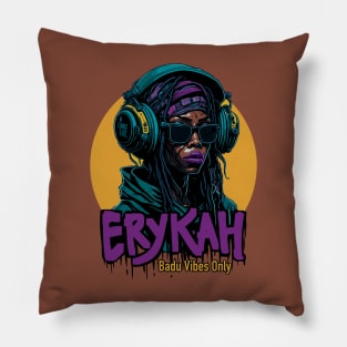 Badu Vibes Only Pillow