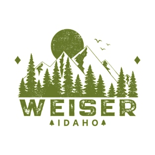 Weiser Idaho Mountain Souvenir T-Shirt