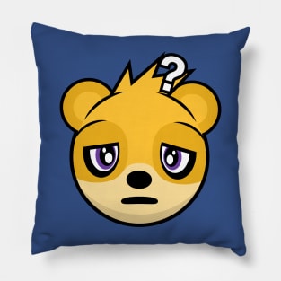 Confused Yellow Bear Cockburn Pillow