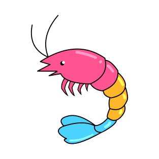 Pride Shrimp Pansexual T-Shirt