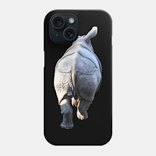 Baby rhinoceros back Phone Case