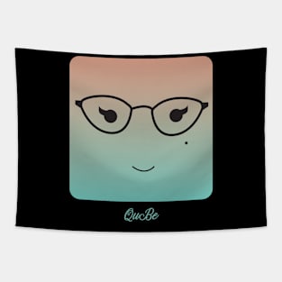 Qube Logo Tapestry