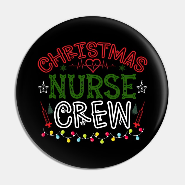 Christmas Nurse Crew Pin by MZeeDesigns