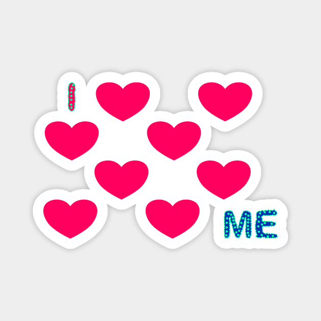 I love me Magnet by Dataskrekk Mediekontor