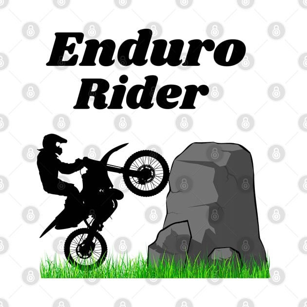 Awesome enduro rider Dirt bike/Motocross design. by Murray Clothing