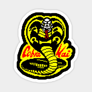 Cobra Kai pixel art logo Magnet