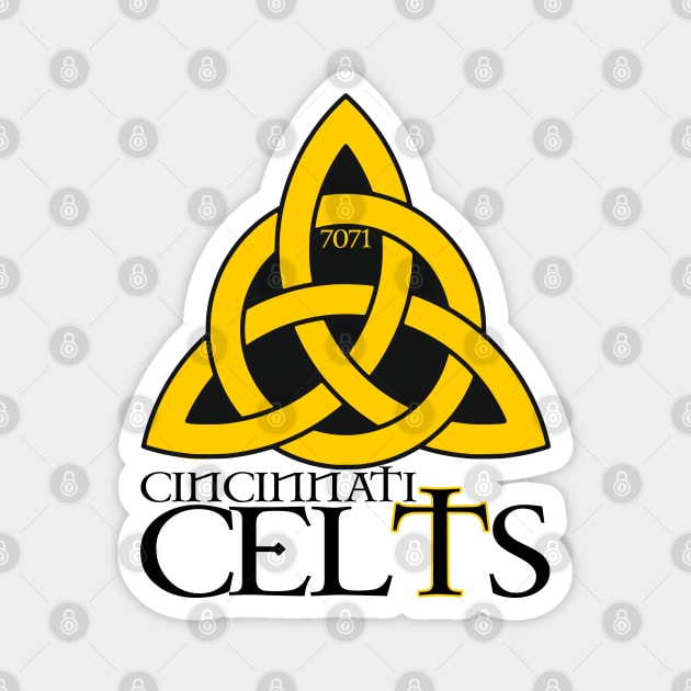 Modernized Cincinnati Celts Magnet by 7071