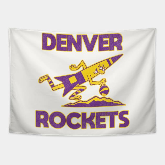 Defunct Denver Rockets Basketball Team Tapestry by Defunctland