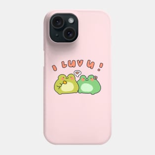 Frogs in Love Phone Case