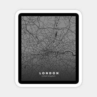 8k LONDON City Map Art Magnet