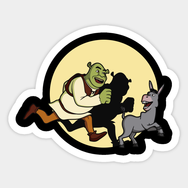 The adventures of Shrek - Shrek - Sticker