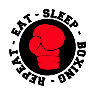 Eat Sleep Boxing Repeat T-Shirt