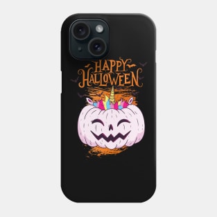 Halloween Happy Halloween Funny Unicorn Costume Phone Case