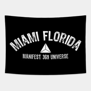 Miami Florida 369 Manifestation Tapestry