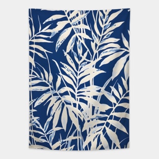 Bamboo Leaves Botanical Pattern Tapestry