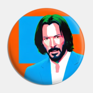 Keanu Reeves and cat Pin