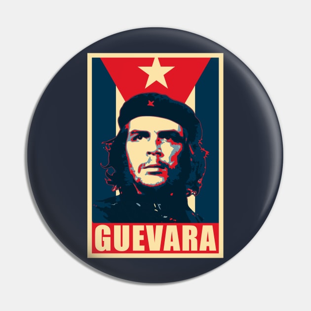 Che Guevara Poster Pop Art Pin by Nerd_art