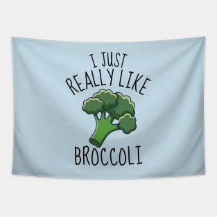 I Just Really Like Broccoli Funny Tapestry