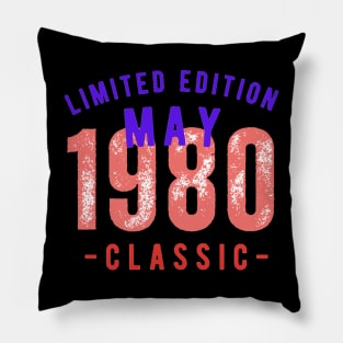 MAY 1980 LIMITED EDITION Pillow