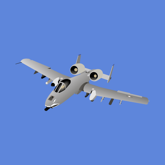 American A-10 Warthog Jet Aircraft by NorseTech