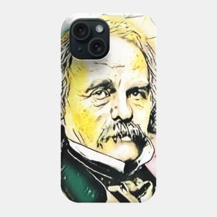 Nathaniel Hawthorne Portrait | Nathaniel Hawthorne Artwork 2 Phone Case