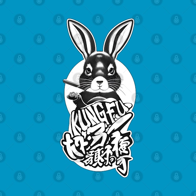 Easter Bunny Kung Fu Martial Arts by 8 Fists of Tees