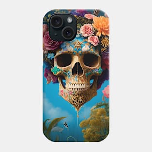 Floral skull. Phone Case