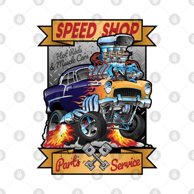 Speed Shop - Hot Rods and Muscle Cars by Wilcox PhotoArt