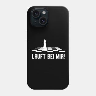 Läuft Bei Mir Schach Läufer Lustiges Schachspieler Phone Case