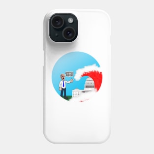 Biden Cartoon Red Wave Incoming, Look What Else I Did Phone Case