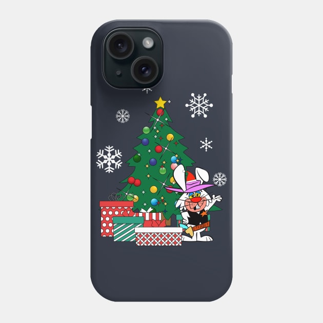 Ricochet Rabbit Around The Christmas Tree Phone Case by Nova5