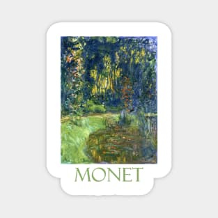 Water Lily Pond at Giverny (1919) by Claude Monet Magnet