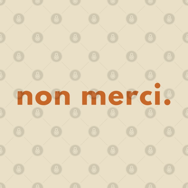 Non Merci by ilustraLiza