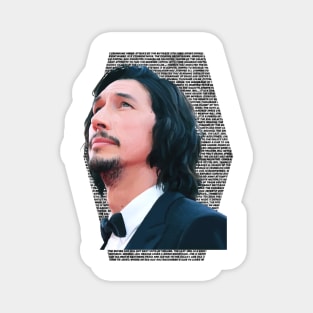 Adam Driver Portrait MTFBWY Magnet