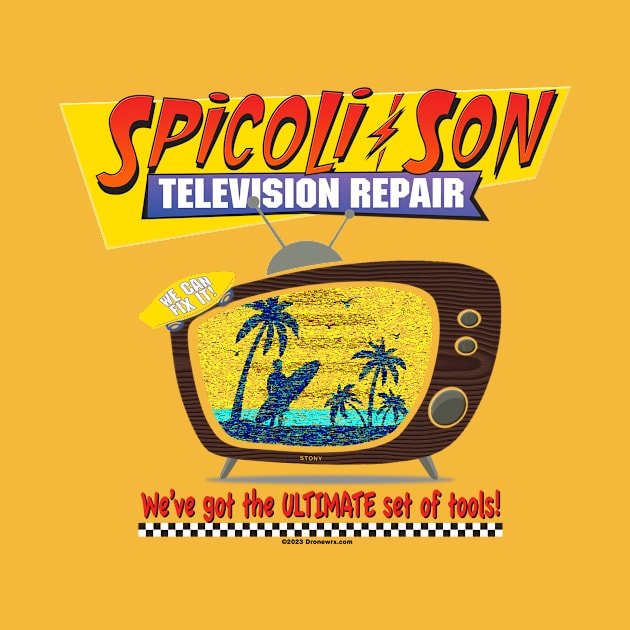 Spicoli & Son TV Repair by Drew Blood Designs