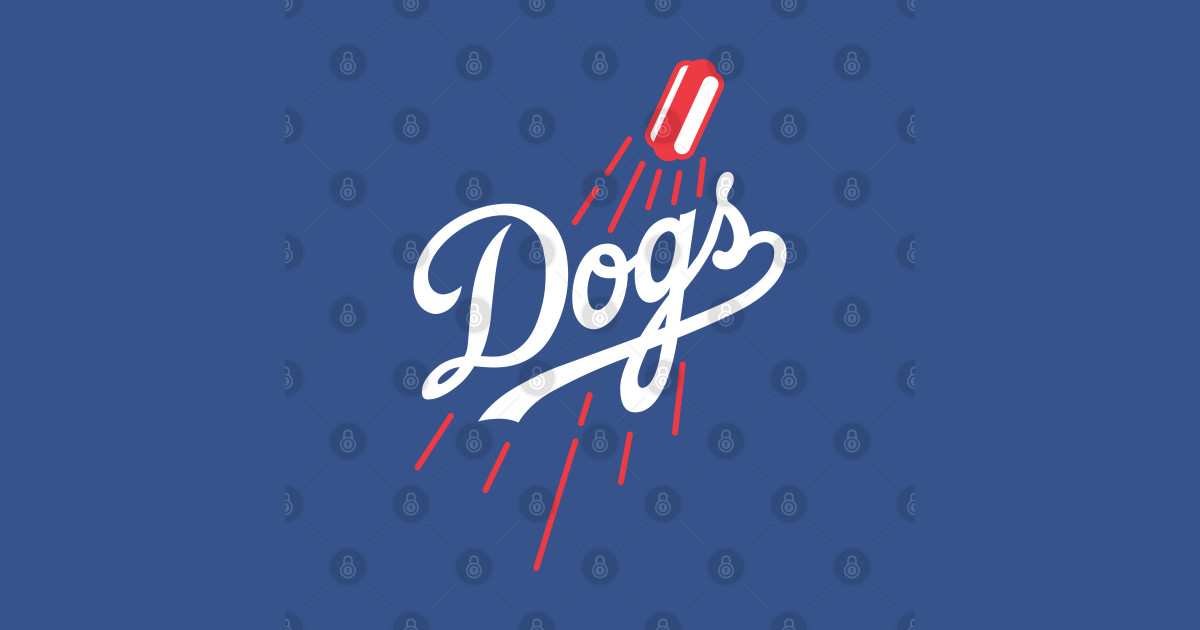 Dodger Dogs Blue Dodgers TShirt TeePublic