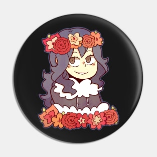 Juvia Flower Crown sticker Pin