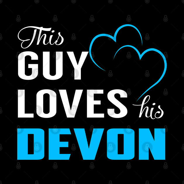 This Guy Loves His DEVON by TrudiWinogradqa