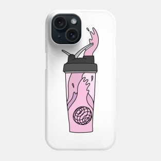 Strawberry Pink Protein Shake Shaker Phone Case