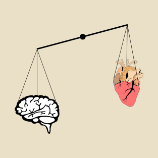 Brain vs heart T-Shirt