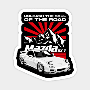 RX7 Drift Car Magnet