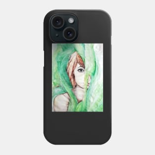 Girl in the Stalks Phone Case