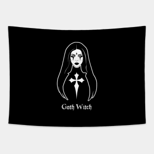 Goth Witch Aesthetic Tapestry