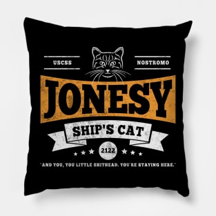 Jonesy Alien Cat Funny Movie Cool Pillow