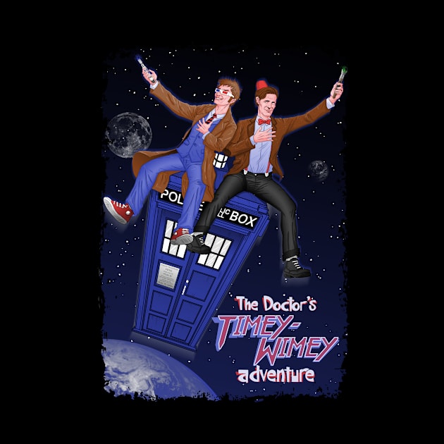 THE DOCTOR'S TIMEY-WIMEY ADVENTURE (full cover) by Skullpy