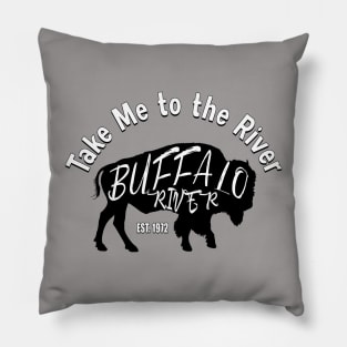Buffalo National River Design "Take me to the River" Pillow