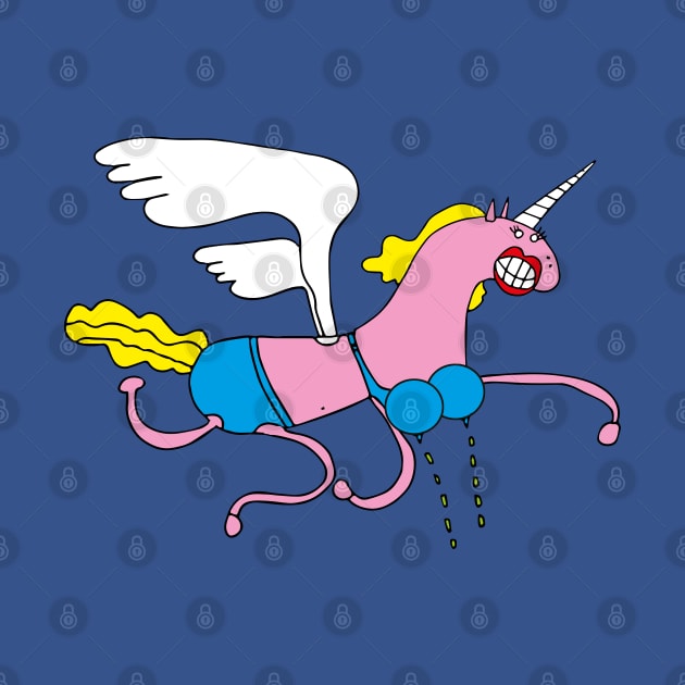 FLYING LADY UNICORN, WITH LASER MAMMORY CANNONS by CliffordHayes