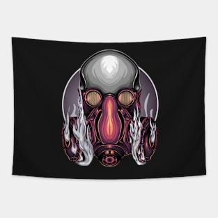 skull mask Tapestry