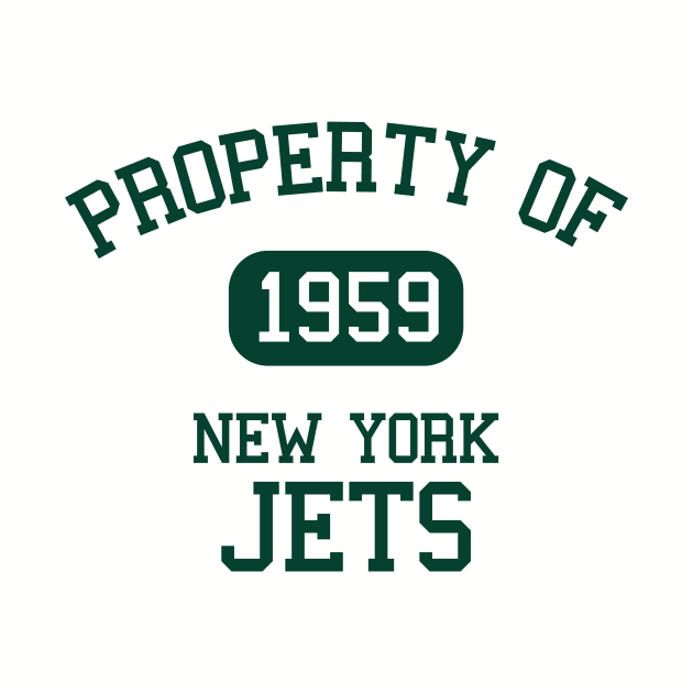 Property of New York Jets by Funnyteesforme